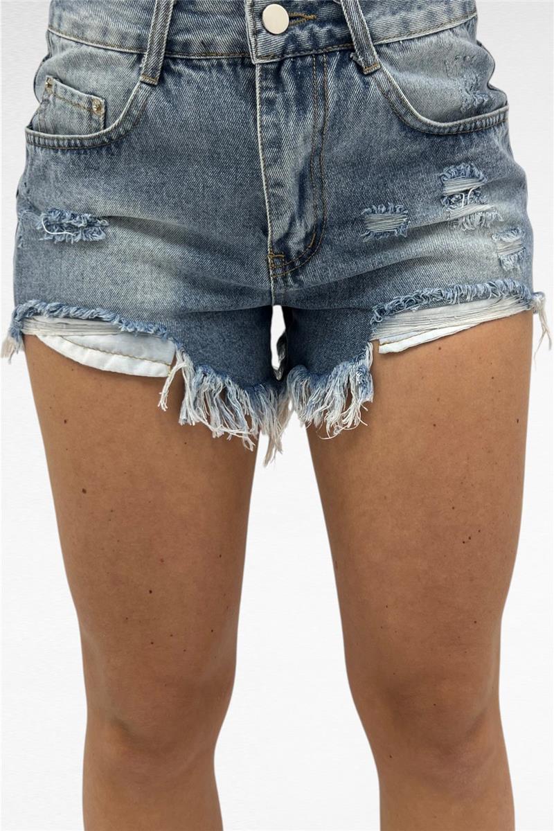 shorts sgambato e sfrangiato street